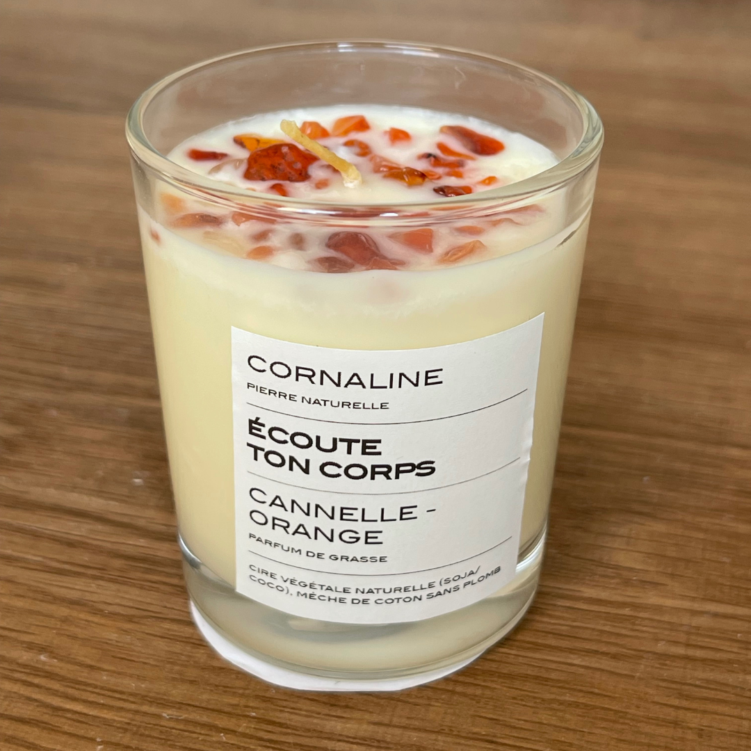Carnelian Candle – Listen to your Body