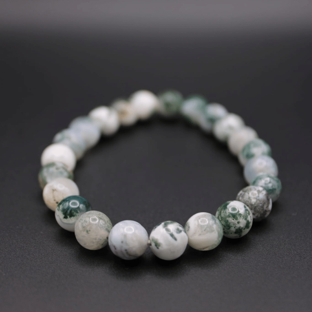 Bracelet en Jaspe Arbre - Prospérité , Chance , Argent
