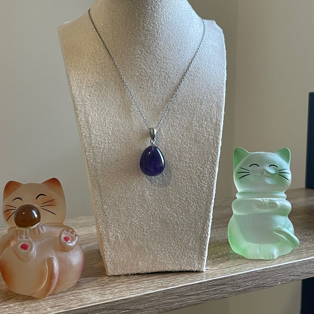 Pendentif en Améthyste – Apaisement & Protection