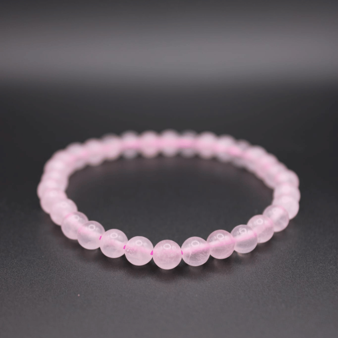 Bracelet en Quartz Rose - Amour de sois , Confiance ,Amour