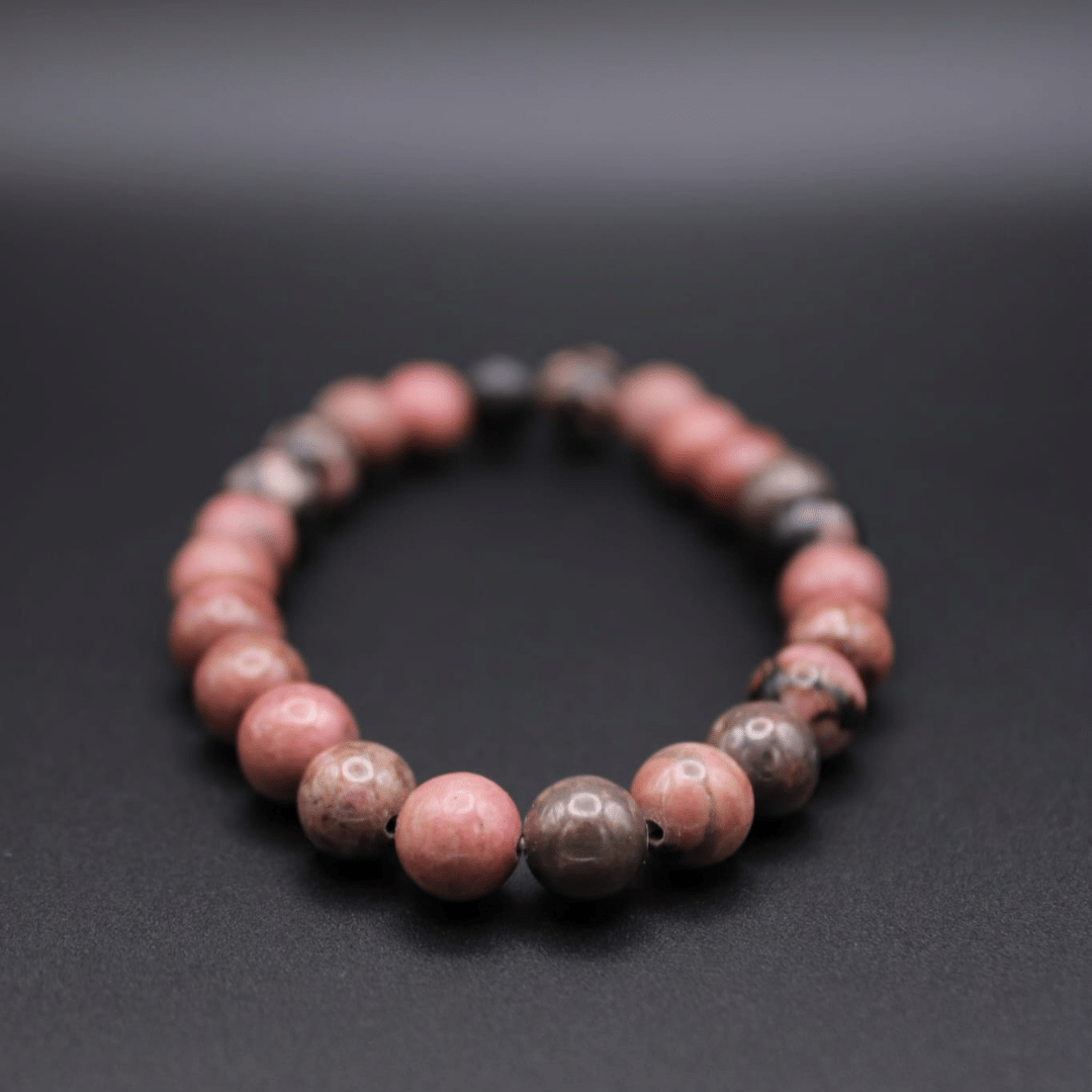 Bracelet en Rhodonite - Amour , Guérison ,Lâché prise