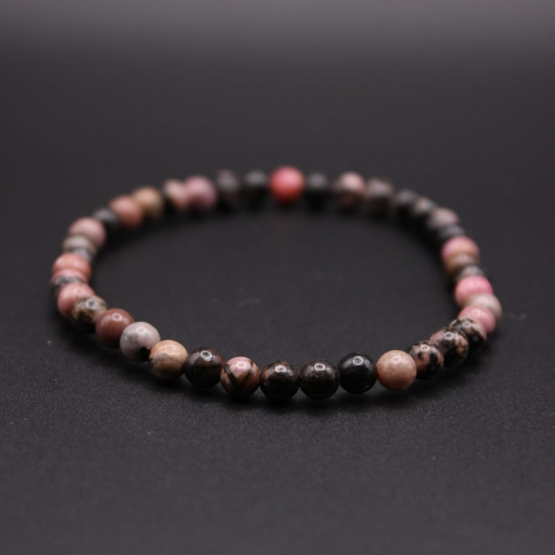 Bracelet en Rhodonite - Amour , Guérison ,Lâché prise