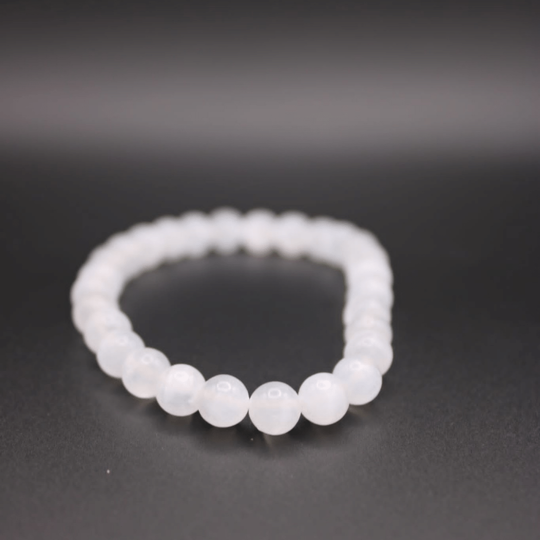 Bracelet en Sélénite- Sommeil, Apaisement