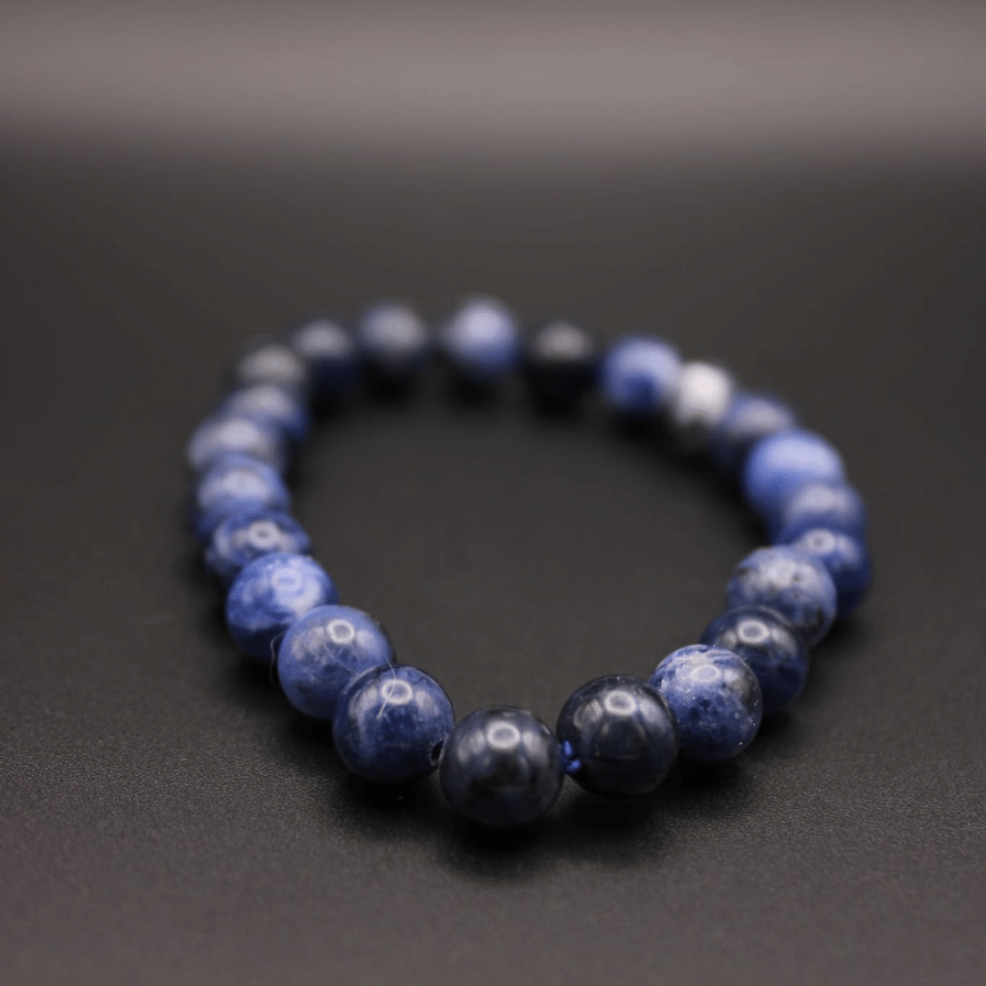 Bracelet en Sodalite- Communication, Concentration ,Sérénité