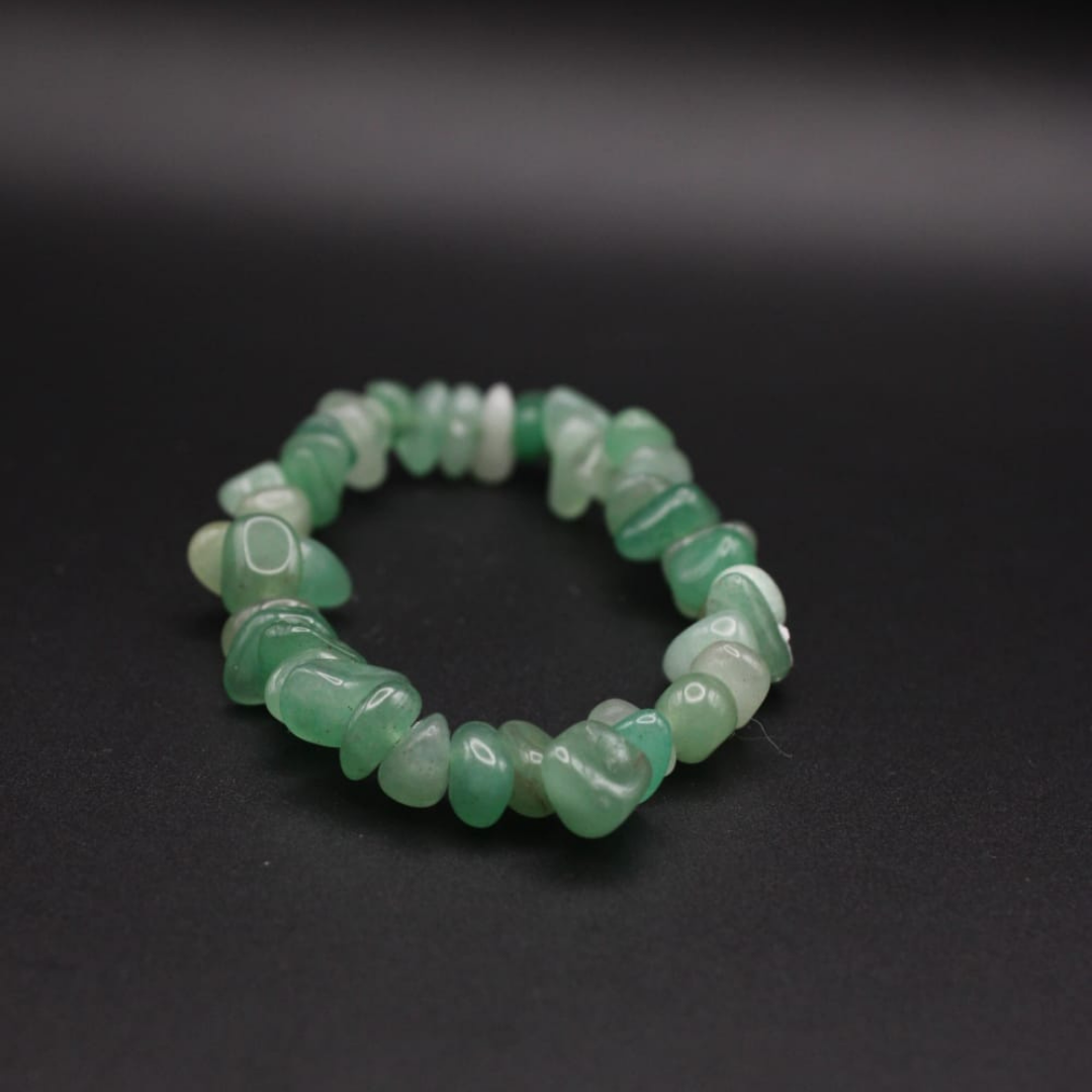 Bracelet en Aventurine - Prospérité , Réussite et Chance