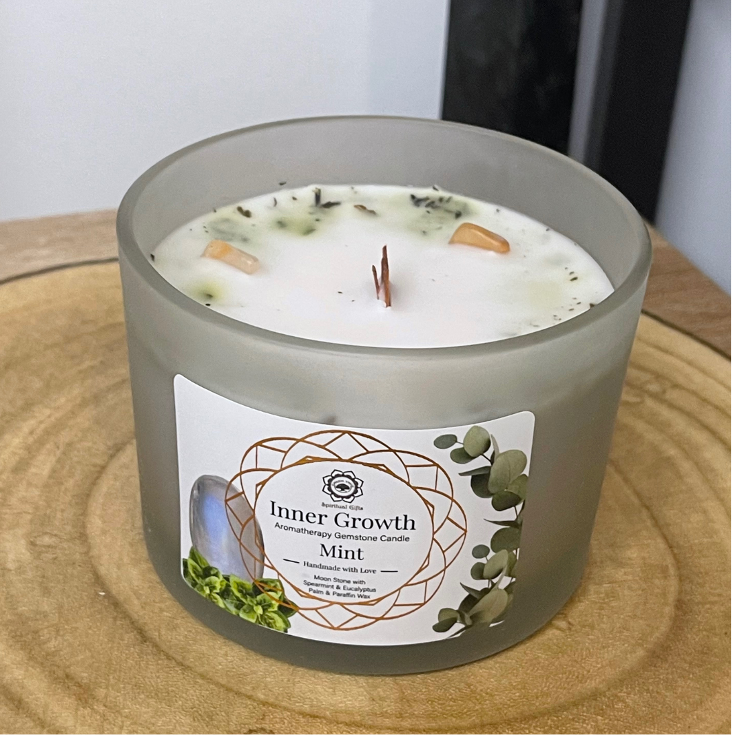 Candle -Sacred Feminine Development- with Moonstone- 70g/256g