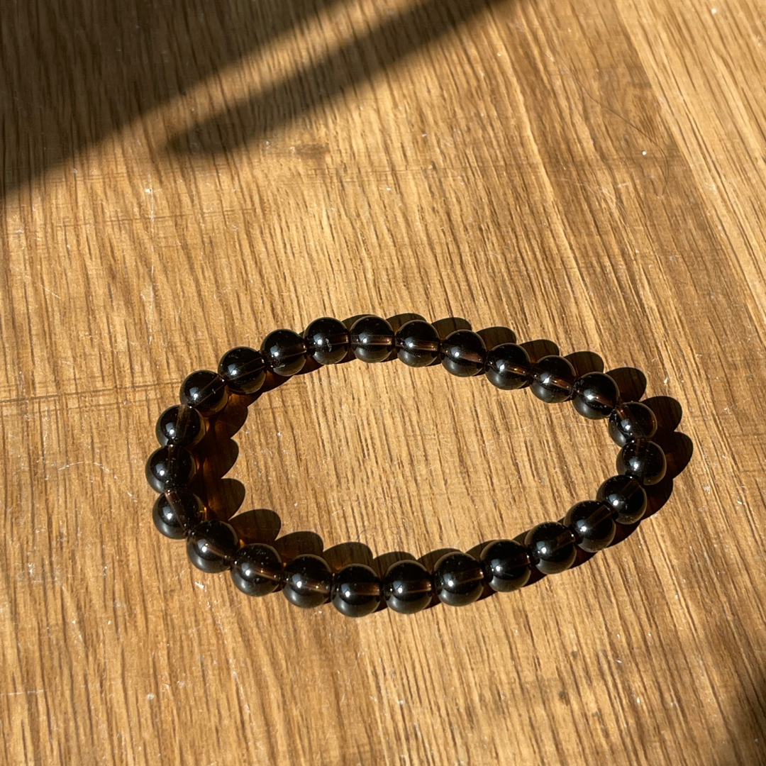 Bracelet en Quartz Fumé-Addiction, Tabac, Lâché prise