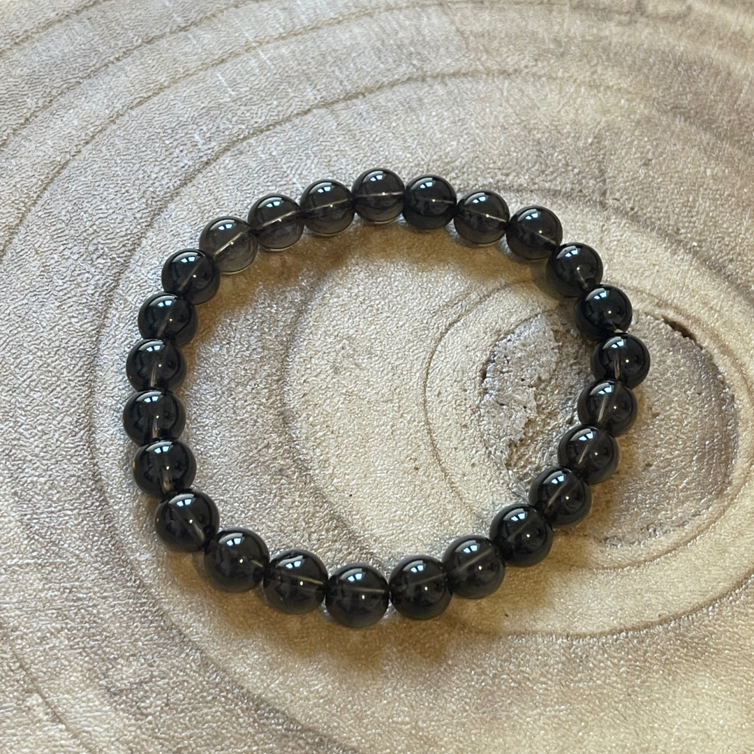 Bracelet en Quartz Fumé-Addiction, Tabac, Lâché prise