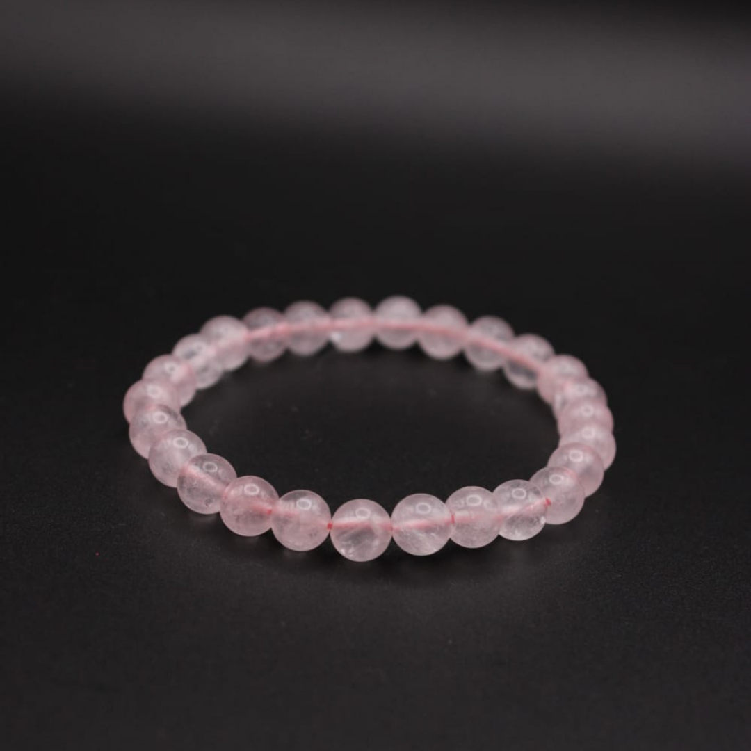 Bracelet en Quartz Rose - Amour de sois , Confiance ,Amour