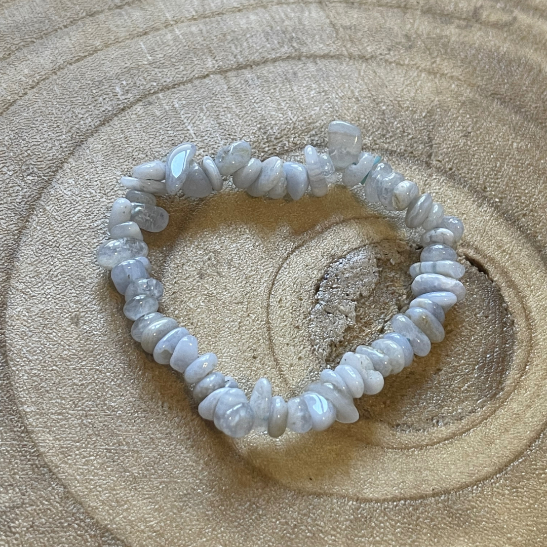 Calcédoine Bleue : Anti-stress,Paix,Communication
