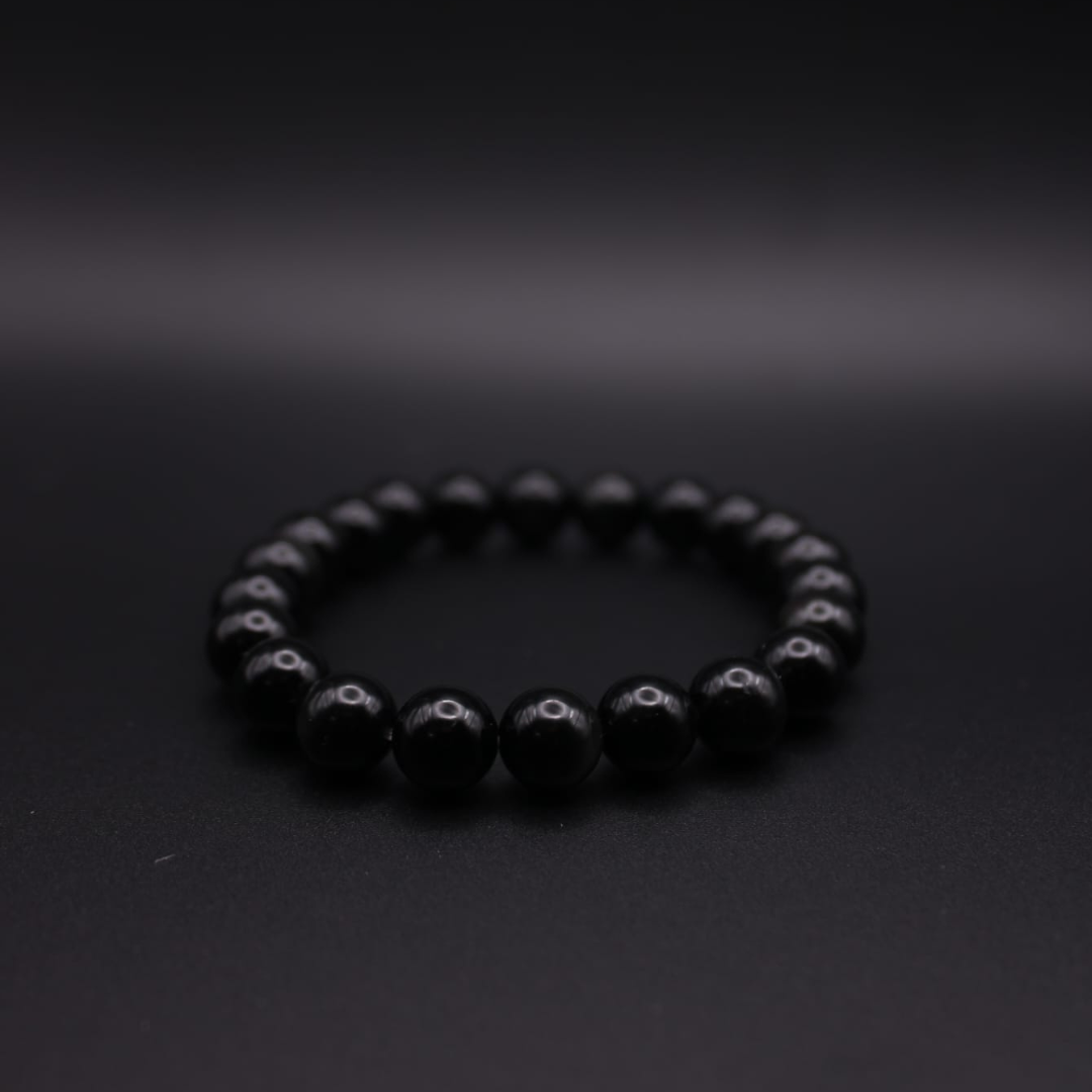 Bracelet en Obsidienne (6mm) - Protection , équilibre