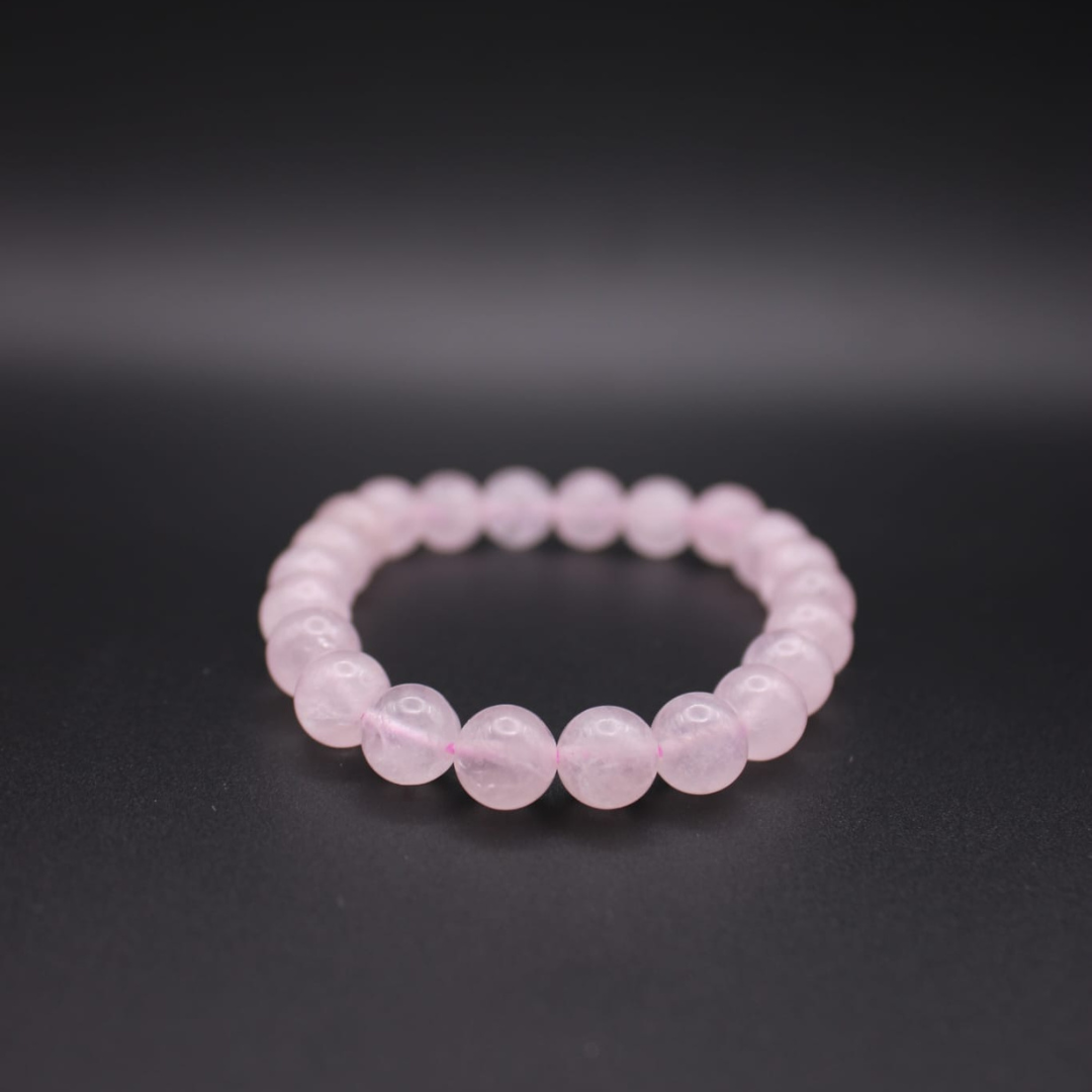 Bracelet en Quartz Rose - Amour de sois , Confiance ,Amour