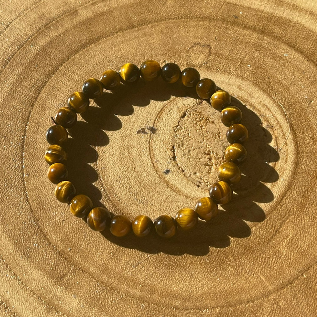 Bracelet en Œil de Tigre- Mauvais Œil, Protection, Force