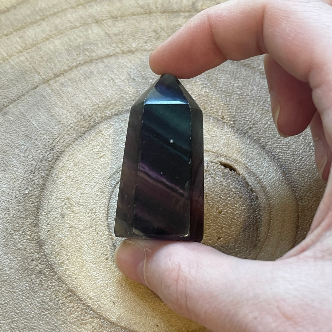Pointe en Fluorite – Harmonie, anti-stress, concentration et décision