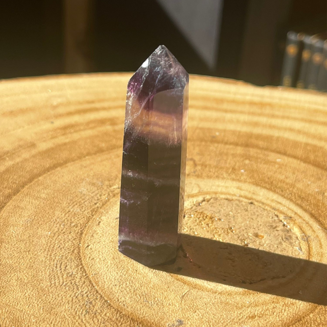 Pointe en Fluorite – Harmonie, anti-stress, concentration et décision