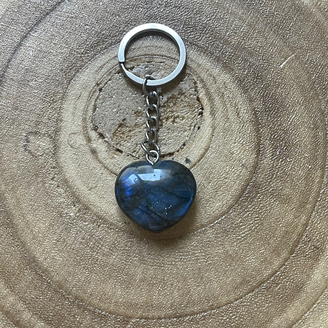 Porte-clés en Labradorite - Protection et Équilibre au Quotidien