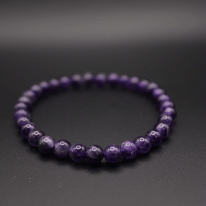 Bracelet en Améthyste - Anti stress, Anxiété , Angoisse, Sommeil