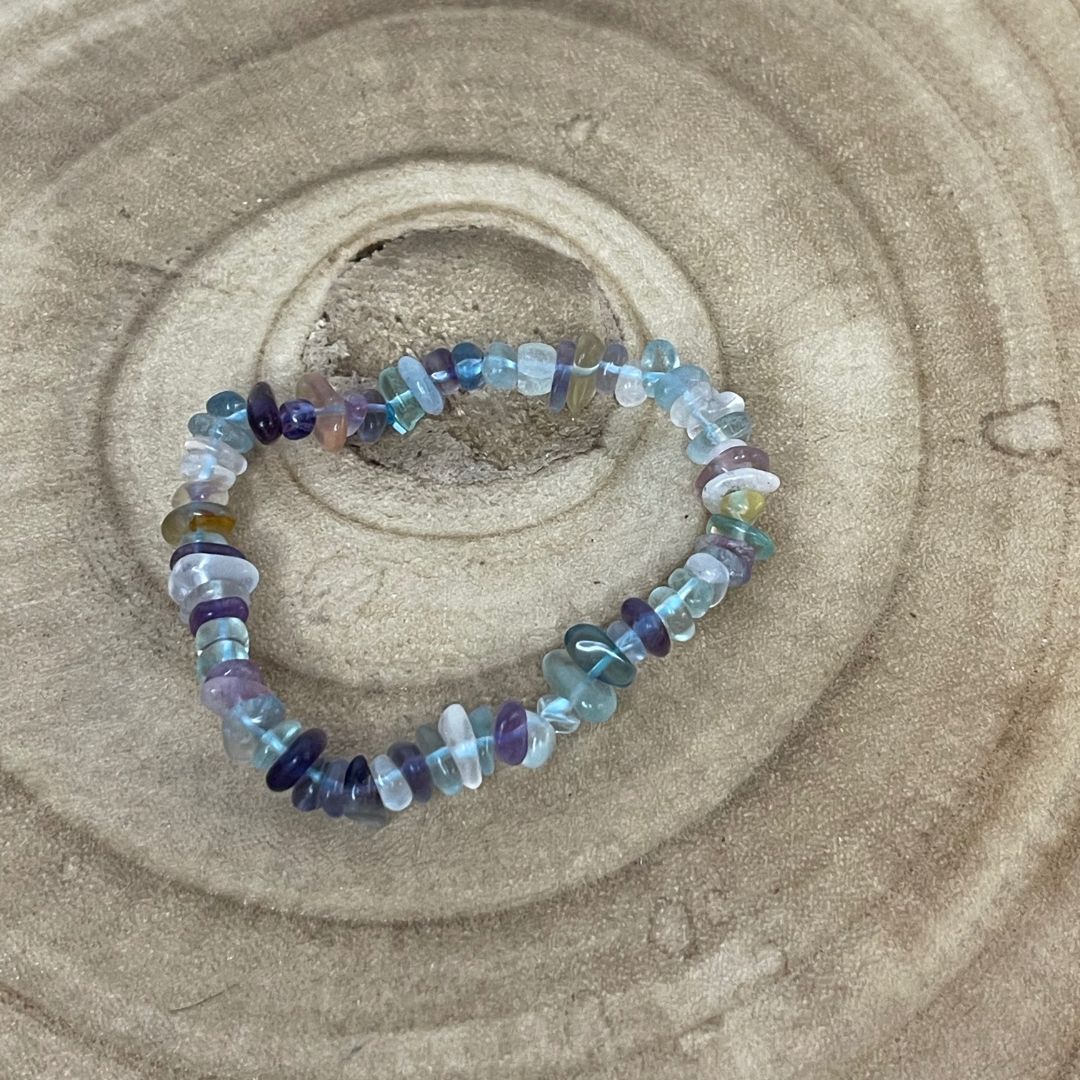 Bracelet en fluorite - Prise de décision , Harmonie , Anti-stress,