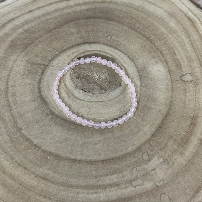 Bracelet en Quartz Rose - Amour de sois , Confiance ,Amour