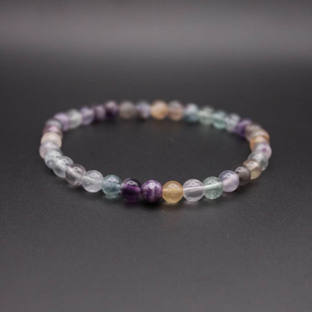 Bracelet en fluorite - Prise de décision , Harmonie , Anti-stress,