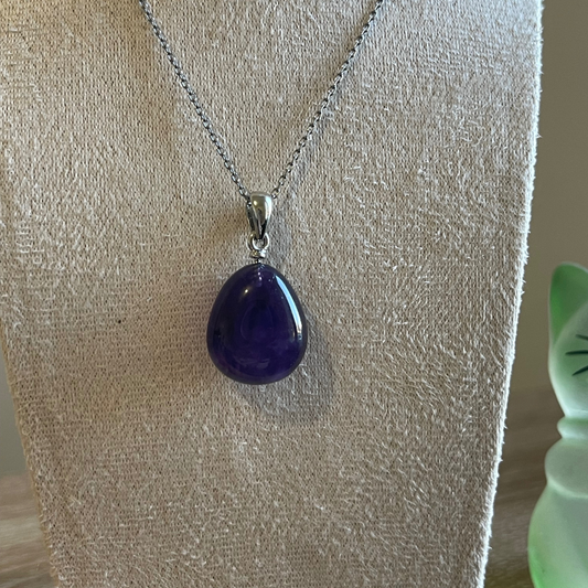 Pendentif en Améthyste – Apaisement & Protection