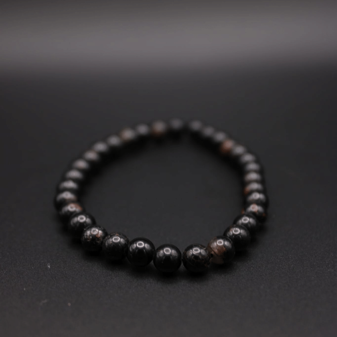 Bracelet en Tourmaline noir (6mm)