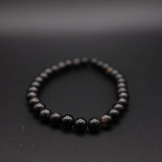 Bracelet en Tourmaline noir (6mm)