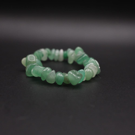 Bracelet Baroque en Aventurine Verte - Chance et Sérénité