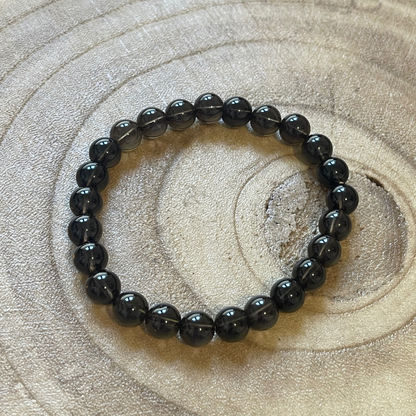 Bracelet en Quartz Fumé-Addiction, Tabac, Lâché prise