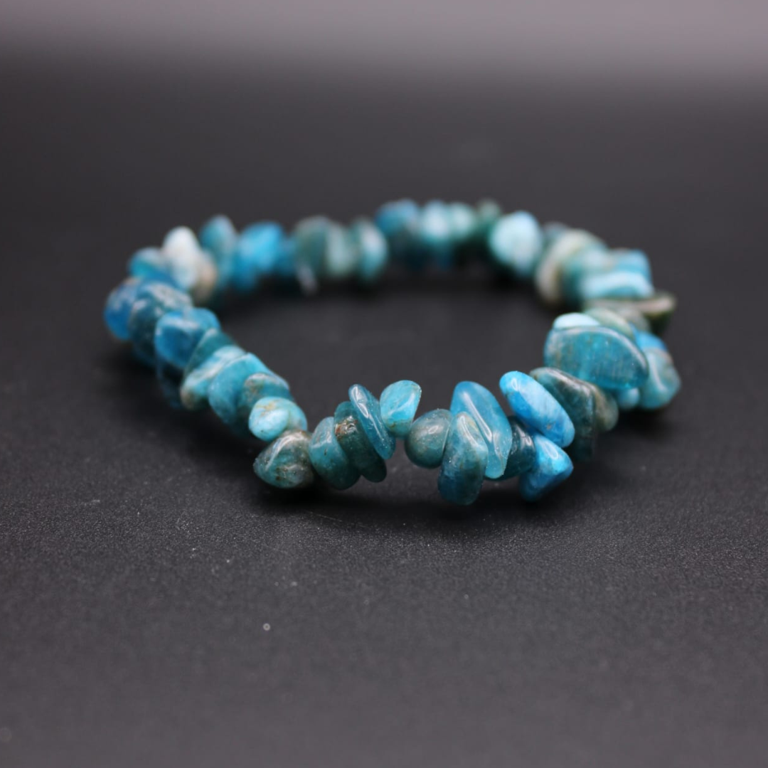 Bracelet Baroque en Apatite - Clarté Mentale et Expression Authentique