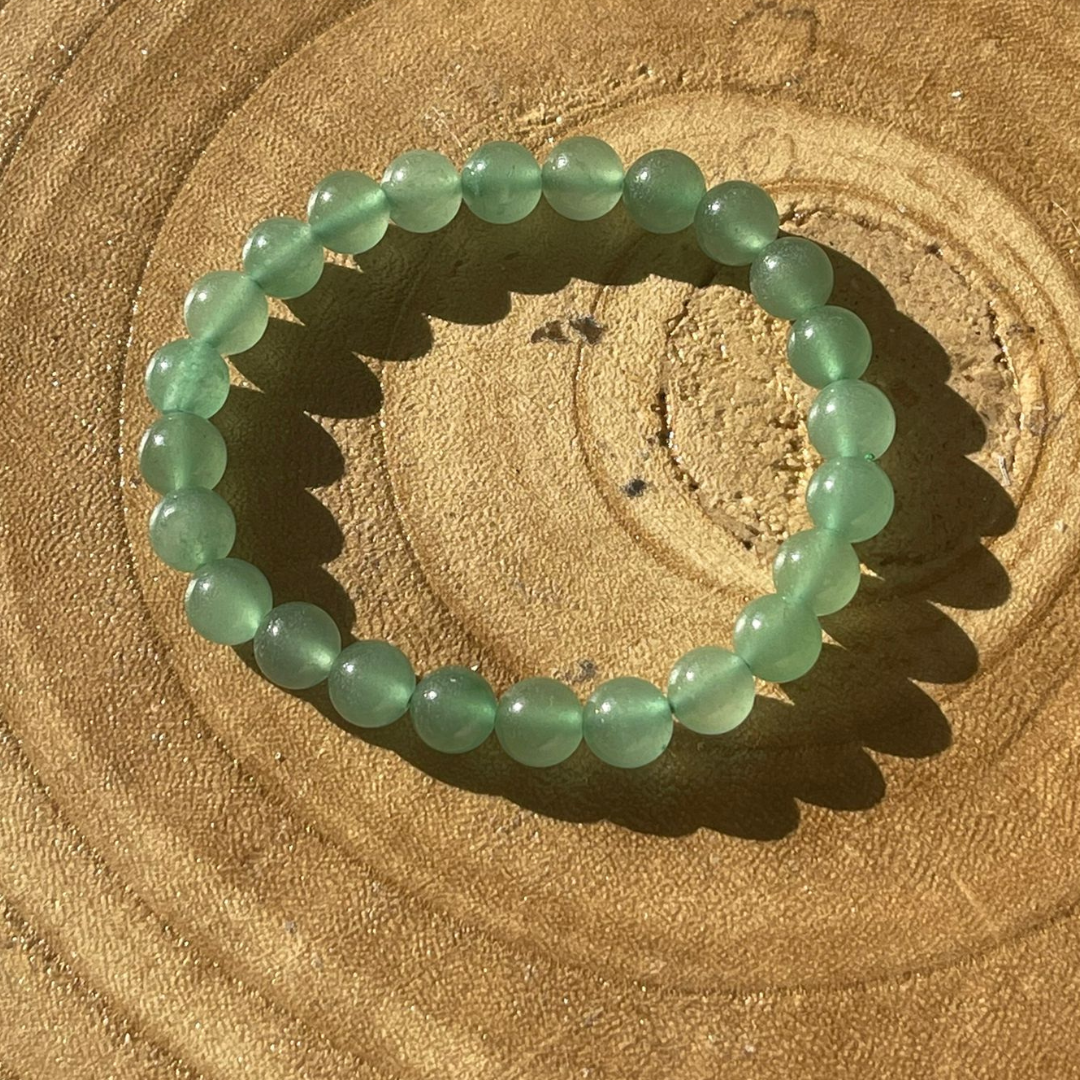 Bracelet en Aventurine - Prospérité , Réussite et Chance