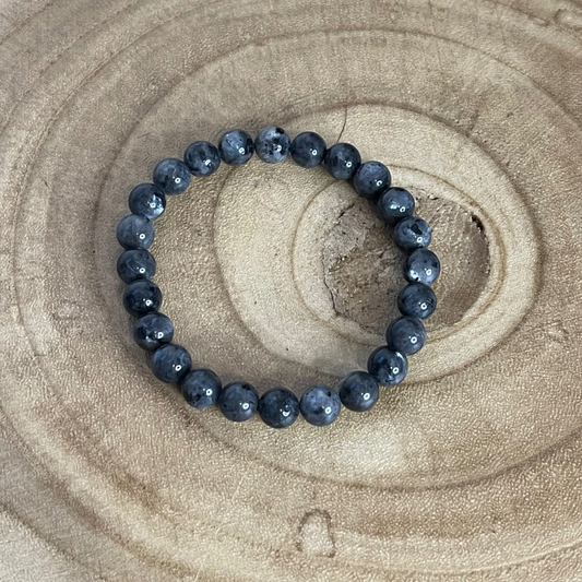 Bracelet en Larvikite – Emotion , Protection , Ancrage