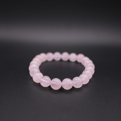 Bracelet en Quartz Rose - Amour de sois , Confiance ,Amour