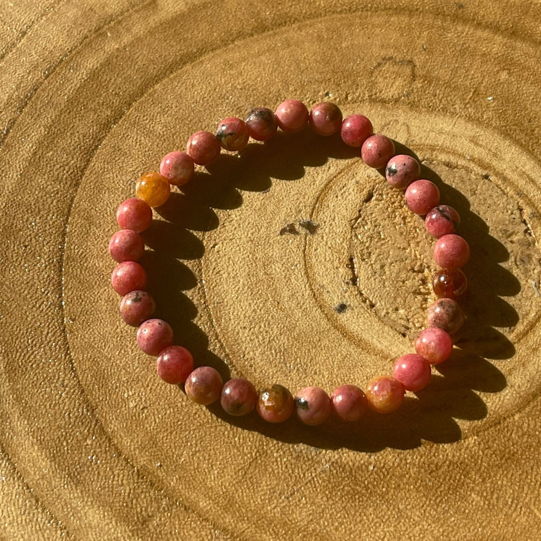 Bracelet Rhodochrosite Qualité A - Provenance Argentine