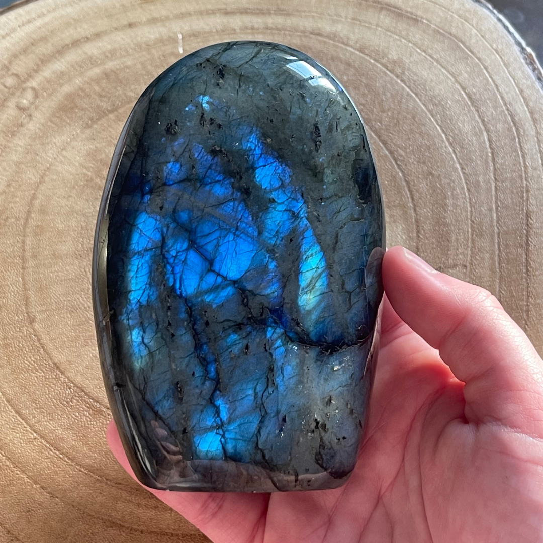 Labradorite Debout Qualité AAA - Gestion émotion, Protection