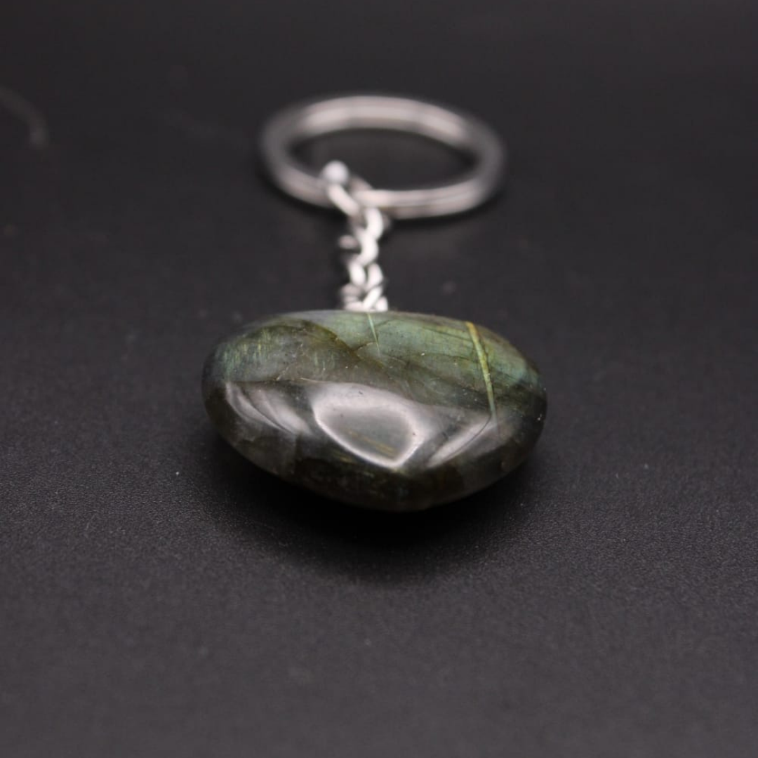 Porte-clés en Labradorite - Protection et Équilibre au Quotidien